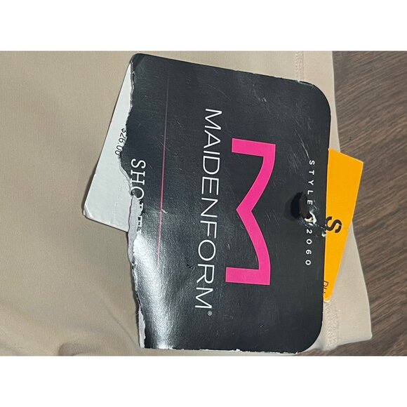 Maidenform Sleek Smoothers Short Leg Shapewear S Nude Bottom Solutions No Pinch - Picture 5 of 7
